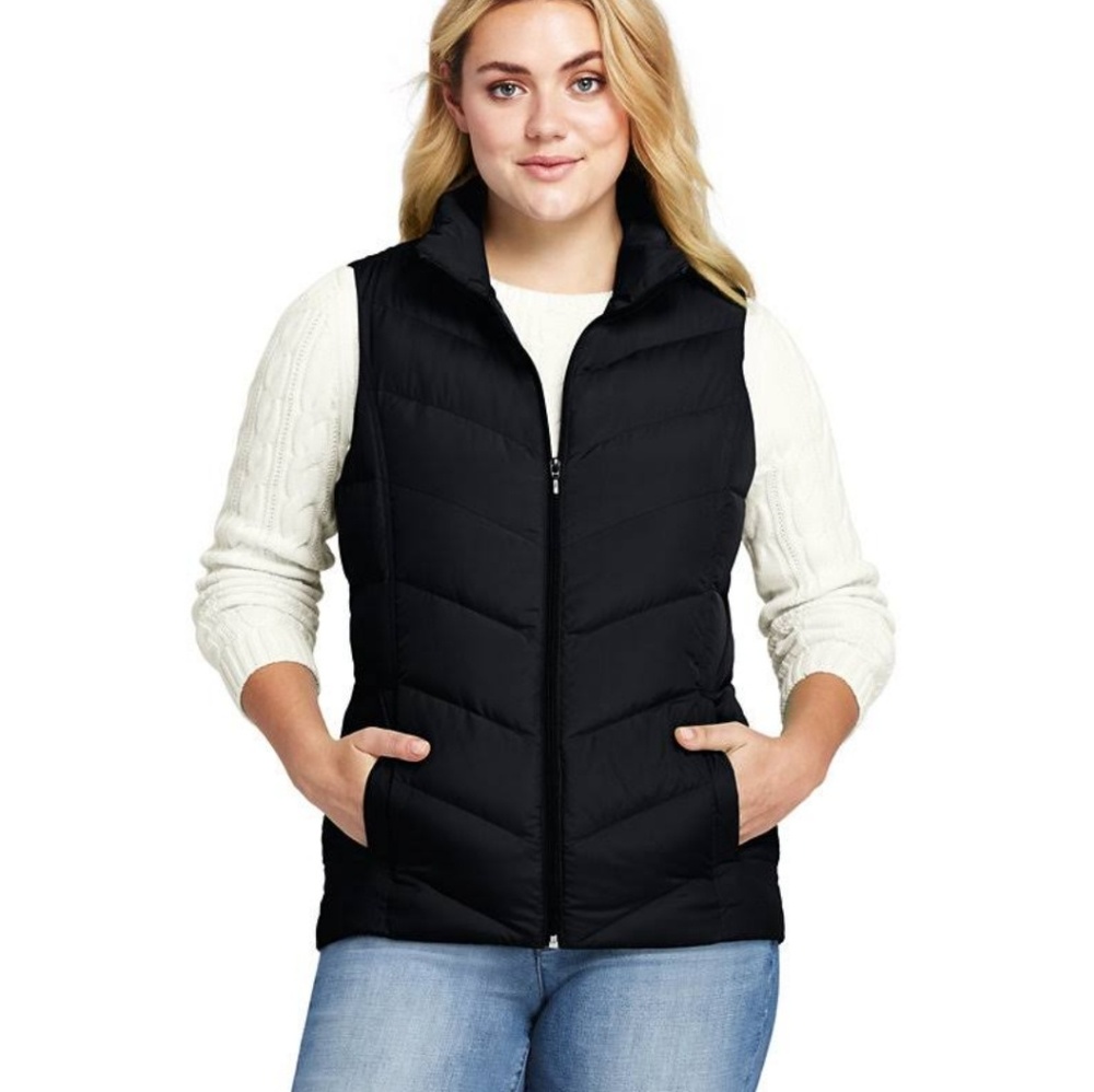 Black Down Puffer Vest